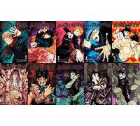 JuJuTsu Kaisen Series 1-10 set collection bundle Volumes (paperback) by Gege Akutami