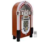 MonsterShop Jukebox rétro années 50 – éclairages LED couleurs changeantes, port USB Bluetoo