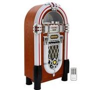 MonsterShop Jukebox rétro années 50 – éclairages LED couleurs changeantes, port USB Bluetoo