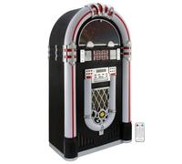 Jukebox Rétro MonsterShop - Lecteur CD, MP3, Bluetooth, Radio, AUX, Eclairage