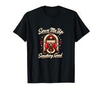 Jukebox rétro Serve Me Up Something Good Pickleball T-Shirt