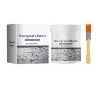 Jukeoiu Agent Imperméable Invisible - Mastic Transparent Résistant Aux Intempéries Avec Pinceau | Remplisseur De Fissures À Séchage Rapide - Pour Extérieur Sous-Sol Fondation Tuile Toit Intérieur