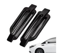 Jukeoiu Autocollant Pour Ventilation Latérale De Voiture | 2 Pièces Habillage Prise D'Air | Décalque Décoratif Pour Capot Moteur | Automobile Camion Véhicule