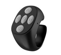 Jukeoiu Bague de défilement à distance - Tourne-page sans fil, anneau de défilement portable pour regarder de courtes vidéos, prendre des photos, utiliser les réseaux sociaux