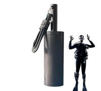 Jukeoiu Bâton De Sécurité Plongée - Sonde Vibrante Portable De Signalisation - Bâton d'Accessoires de Communication pour les Plongeurs avec Crochet - Pour Plongeurs En Eaux Complexes Faible Visibilité