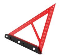 Jukeoiu Carpenters Square | Outil de mesure multifonctionnel - Chevalet carré en d'aluminium avec trous de précision pour mesurer et dessiner