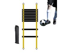 Jukeoiu Échelle d'Entraînement pour Le Travail des Pieds - Équipement Sportif Portable avec Un Sac de Transport,Ensemble Complet d'Échelle d'Agilité Sportive,pour Athlètes de Badminton de Tennis de