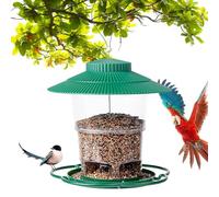 Jukeoiu Mangeoires à Oiseaux pour l'extérieur | Mangeoire pour Oiseaux Sauvages résistante aux intempéries - Lanterne extérieure imperméable de Jardin de Cardinaux, Grande capacité pour Les moineaux