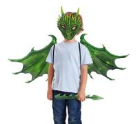 Jukeoiu Masque Animal Cagoule Intégrale Dragon Avec Ailes Et Queue