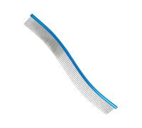 Jukeoiu Peigne démêlant pour chiens, peigne incurvé pour chiens, en métal, peignes pour chien pour le toilettage des tapis, brosse à gribouiller, démêler pour
