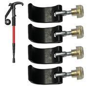 Jukeoiu Pièces de rechange pour bâtons de trekking - Poignée de verrouillage - Accessoire de bâton d'escalade - Pince de fixation pour l'alpinisme, la randonnée, l'extérieur et l'escalade