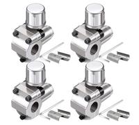 Jukeoiu Valve Perceuse, Robinet de Réfrigérateur et Jeu de Valves de Remplacement, Kit Accessoires de Plomberie pour Climatiseurs Réfrigérateurs Cuisine Maison