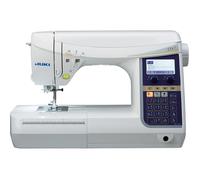 Juki Machine à coudre électronique HZL-DX7 – coupe-fil automatique, commandée à pédale, métal, blanc