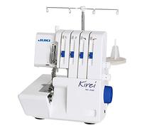 Juki MO-214D Kirei Machine à surjeter, 4 fils, pour débutants et cousures, avec couteau supérieur et inférieur très résistant, pour tous types de tissus