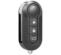 JUKOTA 1 Pièce Coque de Clé de Voiture FIAT Clé de Rechange Télécommande 3 Boutons Boitier Clé de Voiture pour FIAT 500 Brava Bravo Evo Grande Doblo Ducato