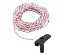 JUKOTA 10 Mètres 3.5mm Cordon de Traction pour Corde de Démarrage Corde Lanceur Tondeuse Corde de Rechange pour Démarreur pour Tondeuse à Gazon Tronçonneuse Compatible avec Stihl Craftsman Husqvarna