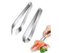 JUKOTA 2 pièces Pince à désarêter Professionnelle, Pince à Arêtes Pincette pour Poisson Pince epiler Poisson Inoxydable