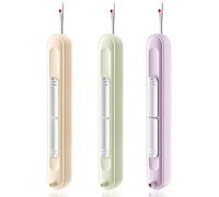 JUKOTA 3Pcs Enfile Aiguille et Découseur 2 en 1, pour Machine à Coudre et Couture à la Main, Needle Threader Tool, Enfile Aiguille pour Broderie, Passe Fil Aiguille Couture Machine A Coudre pour DIY