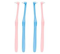 JUKOTA 4 PCS Brosses à Dents Touffetées,Brosse à Dents à Une Touffe Conique et Rond,Nettoyage Précis Des Gencives,Soin Doux pour Appareils Orthodontiques et Implants,Poils Souples