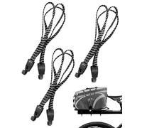 JUKOTA 4 Pièces Sangles d'Arrimage de Vélo avec Crochets, Sangles d'Arrimage Vélo Réglables pour Porte-Bagages, Corde de Vélo Élastique,Classeur à Crochet de Vélo pour Camping, Porte-Bagages, Moto