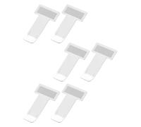JUKOTA 6PièCes Clip De Ticket pour Pare-Brise - Support Auto-AdhéSif pour Carte De Stationnement Et Ticket De Parking, Plastique Transparent avec Coussinets AdhéSifs, IdéAl pour Pare-Brise De Voiture