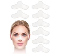 JUKOTA 8Pcs Coussinet Nasal pour Masque Ppc,Coussinet Nasal pour Masque, Protecteur Nasal, gel pad, Tampon de Gel de Nez en Silicone,Protège Nez CPAP, Coussinets de Confort pour Masque,gel pad