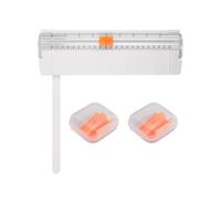 JUKOTA Coupe Papier, Massicot, Machine de Decoupe, Guillotine Portable Coupe Papier avec Sécurité Système, pour Coupon, Papier d'artisanat, Etiquette et Photo, Cartes(A4)