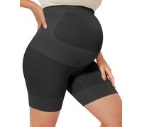 JUKOTA Culotte Grossesse Taille Haute Shorty Anti Frottement Cuisse sous Robe Short Maternité - noir/XXL