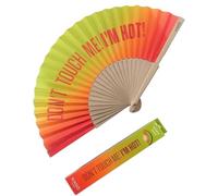 JUKOTA eventail putain de chaleur,eventail,eventail fisura,Grand éventail Pliable “I’m Hot”. Éventail Original avec Grand Message Éventail Pliable en Bambou,hand held fan,éventail pliant