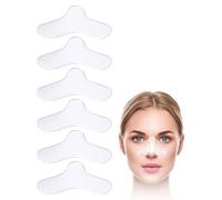 JUKOTA Lot de 6 Coussinet Nasal pour Masque Ppc, Coussinet Nasal pour Masque, Protecteur Nasal, Tampon de Gel de Nez en Silicone, Protège Nez CPAP, Coussinets de Confort pour Masque，gel pad