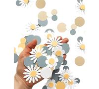 JUKOTA Paquet De Confettis Colorés En Forme De Marguerite - Décoration D'anniversaire, Table De Mariage, Fête Prénatale - Fournitures De Fête