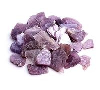 JUKUCKV Cristal Brut 30g Naturel Bleu Violet mica Cristal Tranche de Cristal Rugueux lépidolite ziyun mère Pierres Pierres phosphosiderite spécimen minéraux décoration