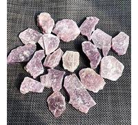 JUKUCKV Cristal brut Lépidolite naturelle Tranche de cristal rugueux Ziyun Mother Rock Pierres Spécimen lumineux Mica violet pour Decorati cadeau de guérison (couleur : 300 g)
