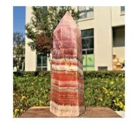 JUKUCKV Soutien Spirituel 500-1000g Colonne de Pierre de Porc Naturelle à Quartz Crystal Tower Point Guérisseur Madafascar (Size : 600-650g)