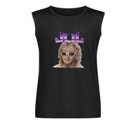 Jul and Michel Polnareff T-Shirt Sleeveless Vest Tank Tops Undershirt Black XL