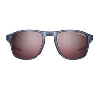 Lunettes Julbo Compass bleu foncé translucide avec verres miroir Spectron HD 3 Polarisé violet