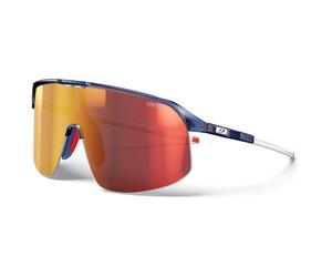 Julbo - Density Spectron S3 - Lunettes vélo - L - dark blue / white / red / smokegrey / multilayer red