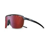 Julbo Lunettes de soleil Frequency – Photochromiques Reactiv Cat.0-3 HC Doré / Bleu translucide/Noir