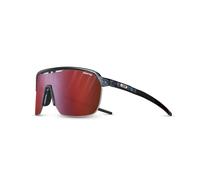 Julbo Lunettes de soleil Frequency – Photochromiques Reactiv Cat.0-3 HC Doré / Bleu translucide/Noir