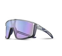 Julbo Lunettes de soleil Fury gris translucide brillant Verres Spectron 1 violet Catégorie 1