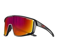 Julbo Lunettes de soleil - FURY Adulte - A partir de 12 ans - Noir / Rouge - Catégorie 3