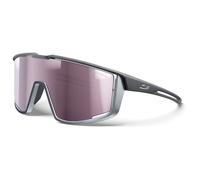Julbo - Fury Spectron HD S3 - Lunettes vélo - M - dark grey / chromgrey / vermilion / silver flash