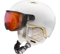 Julbo - Casque de ski avec visière - Globe Evo Mips Reactiv 0-4 HC White pour Femme - Taille 54-58 cm - Blanc Blanc 54-58 cm