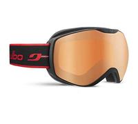Julbo ISON Masque de Ski pour Hommes, Noir/Rouge, L+