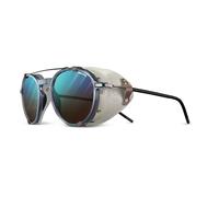 Julbo Legacy REACTIV Lunettes de Soleil, Bleu Translucide/Beige/Noir, L Mixte