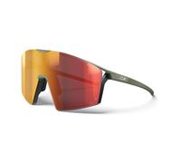 Lunettes Julbo Edge kaki mat avec verres à effet miroir Spectron 3 rouge + Spectron 0 transparent
