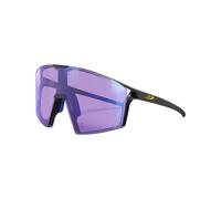 Julbo Lunettes de soleil Edge – Noir mat – Verre miroir Spectron HD 1 violet