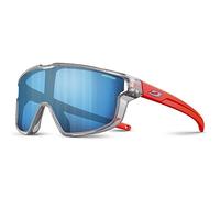Julbo Lunettes de soleil - FURY MINI - Enfants - Gris Translucide Brillant/Orange Fluo Mat - Catégorie 3