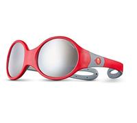Julbo Lunettes de Soleil - Loop L - Enfants - Rouge/Gris - Catégorie 4
