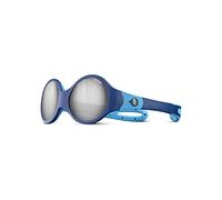 Lunettes Julbo Loop M bleues avec verres miroir Spectron 4 gris pour enfants